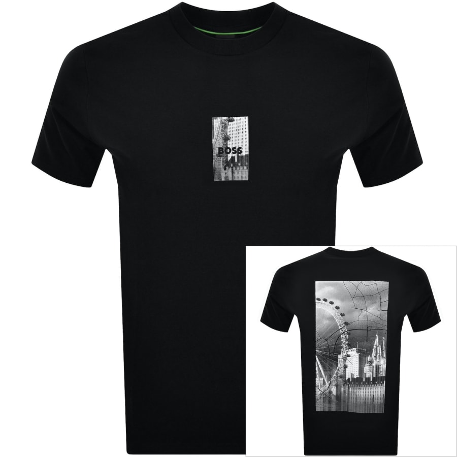 BOSS Tee 4 T Shirt Black | Mainline Menswear United States